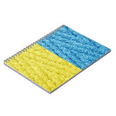 Strickflagge in der Ukraine Notizblock (Linke Seite)