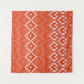 Strickgeometrisches nahtloses Muster Wandteppich (Vorderseite (Horizontal))