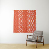 Strickgeometrisches nahtloses Muster Wandteppich (Beispiel (Horizontal))