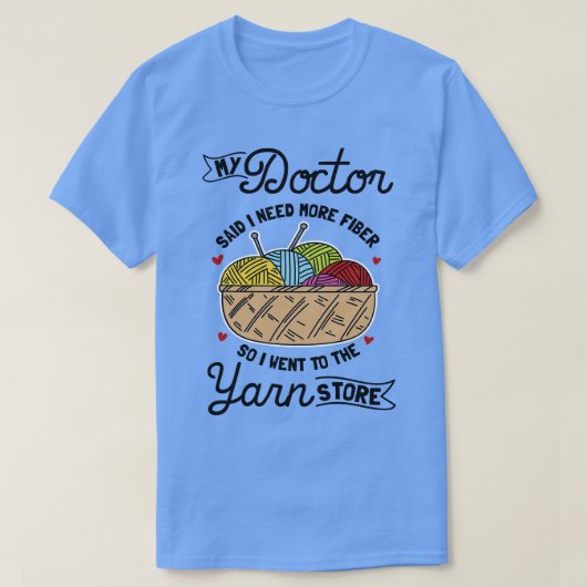 Strickgeschenk für Stricker T-Shirt (Design vorne)