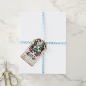 Strickhase und Zapfen-Anhänger Geschenkanhänger (Mit Garn)