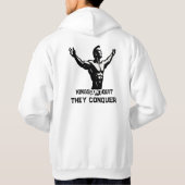 Strickhemd, Strickhemd, Veiny Hand Dumbell Hoodie (Rückseite)