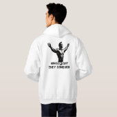 Strickhemd, Strickhemd, Veiny Hand Dumbell Hoodie (Schwarz voll)