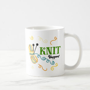Strickhumor Stricken passiert Sagen und skurrile W Kaffeetasse
