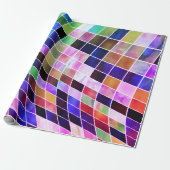 Stricking Colors Fun Wrapping Paper Geschenkpapier (Ungerollt)