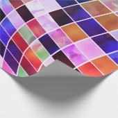 Stricking Colors Fun Wrapping Paper Geschenkpapier (Ecke)