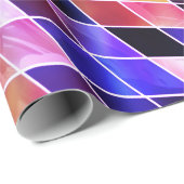 Stricking Colors Fun Wrapping Paper Geschenkpapier (Rolleneckpunkt)