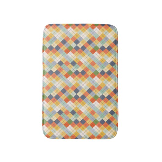 Strickjacke-Hintergrund 2 Badematte (Vorderseite Vertikal)