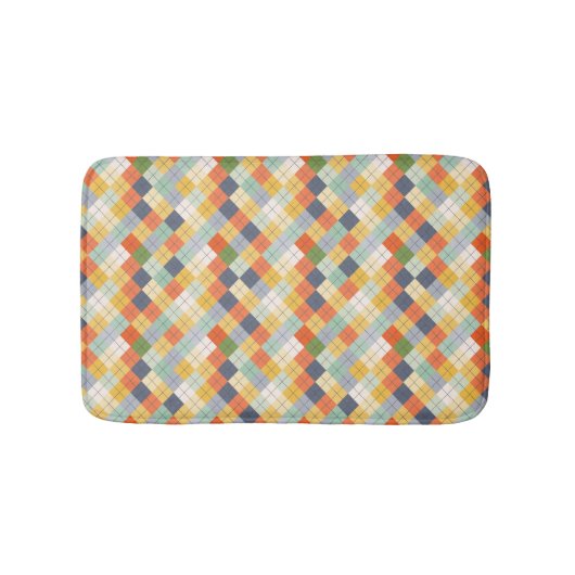 Strickjacke-Hintergrund 2 Badematte (Vorderseite)