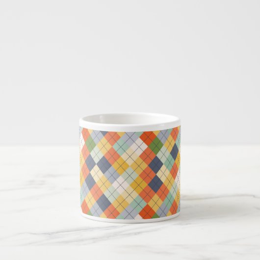 Strickjacke-Hintergrund 2 Espressotasse (Vorderseite)