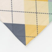 Strickjacke-Hintergrund 2 Fleecedecke (Ecke)