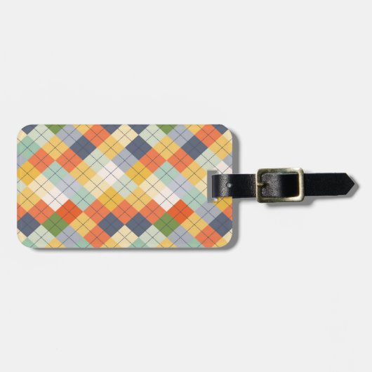 Strickjacke-Hintergrund 2 Gepäckanhänger (Vorderseite horizontal)