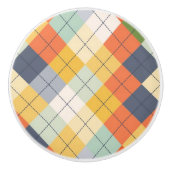 Strickjacke-Hintergrund 2 Keramikknauf (Vorderseite)