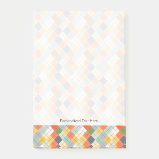 Strickjacke-Hintergrund 2 Post-it Klebezettel (Vorderseite)