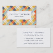 Strickjacke-Hintergrund 2 Visitenkarte (Vorne/Hinten)