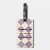 Strickjacke-Hintergrund Gepäckanhänger (Rückseite vertikal)