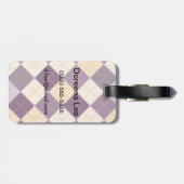 Strickjacke-Hintergrund Gepäckanhänger (Rückseite horizontal)