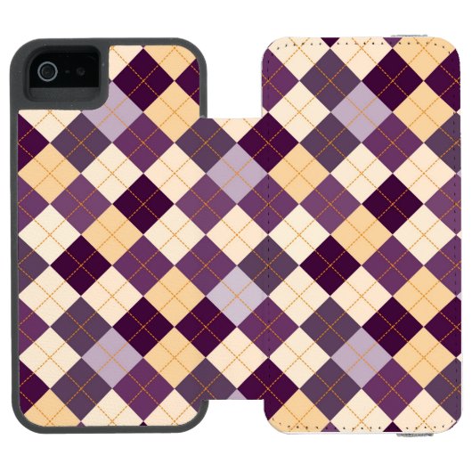 Strickjacke-Hintergrund Incipio iPhone Geldbeutel-Hülle (Folio Geöffnet)