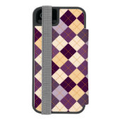 Strickjacke-Hintergrund Incipio iPhone Geldbeutel-Hülle (Folio Rückseite)