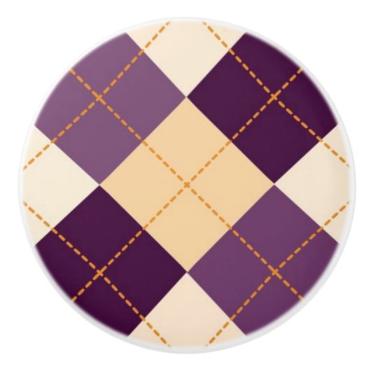 Strickjacke-Hintergrund Keramikknauf (Vorderseite)