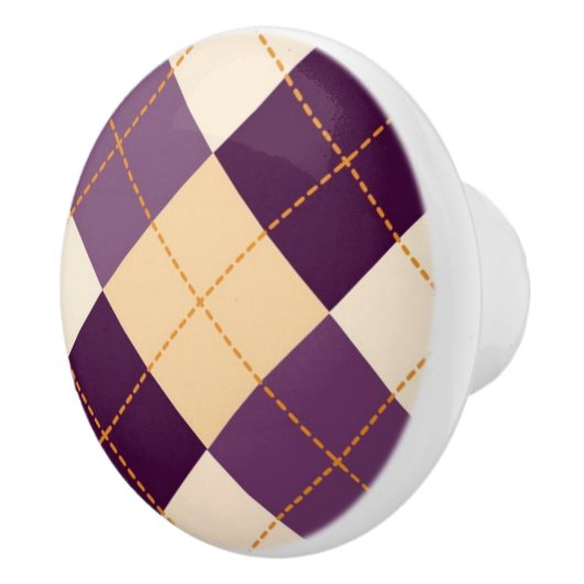 Strickjacke-Hintergrund Keramikknauf (Rechts)