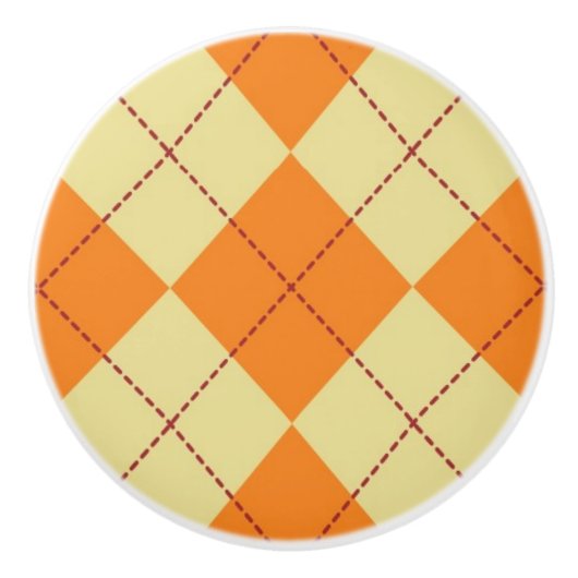 Strickjacke-Hintergrund Keramikknauf (Vorderseite)