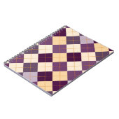 Strickjacke-Hintergrund Notizblock (Linke Seite)