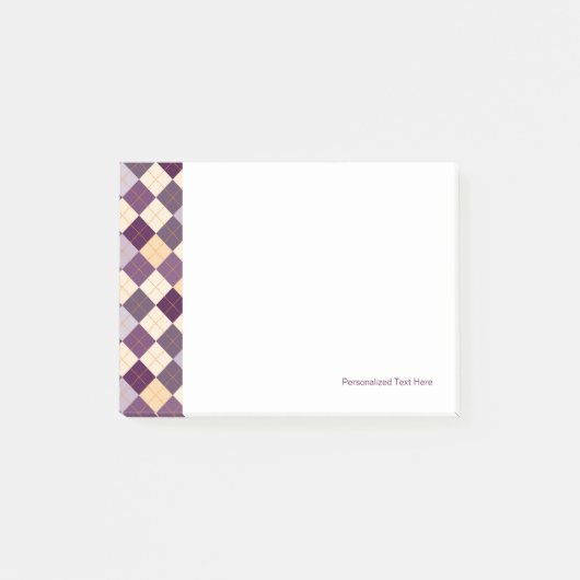 Strickjacke-Hintergrund Post-it Klebezettel (Vorderseite)