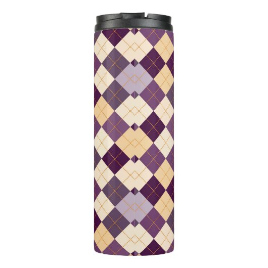 Strickjacke-Hintergrund Thermosbecher (Rückseite)