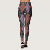 Strickjacke-Muster Leggings (Rückseite)