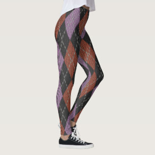 Strickjacke-Muster Leggings