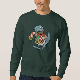 Strickjacke-Shirt T. Rex Christmas Sweatshirt