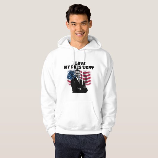 STRICKJACKEN OBAMA HOODIE (Vorne ganz)