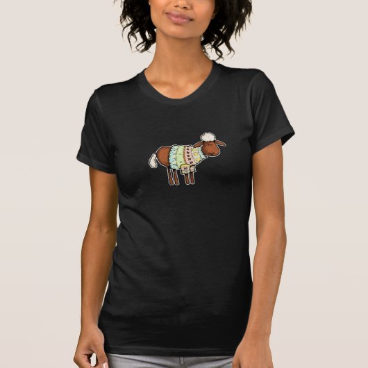 Strickjackeschafe T-Shirt (Vorderseite)