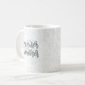 Strickjackewetter-Tasse Kaffeetasse (Vorderseite Links)