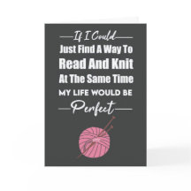 Strickkarten garnen Modernes Minimalistisches Knit