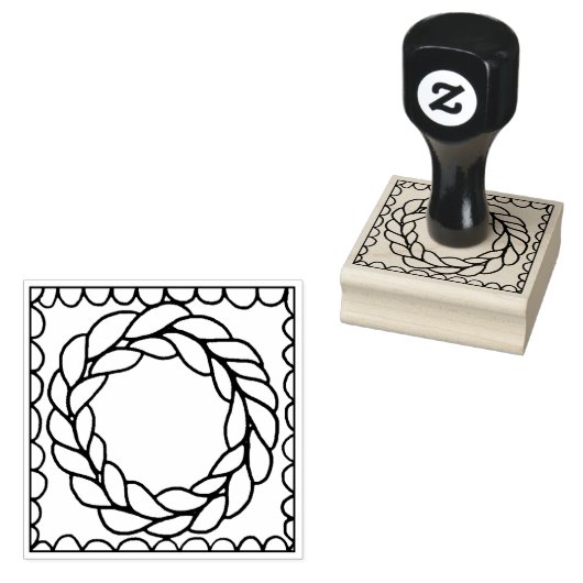 STRICKKREIS 2" Quadrat Stempel (Stempel)