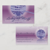 Strickkugel Visitenkarte (Vorne/Hinten)