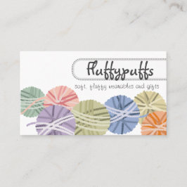 Strickkugeln aus Strickwaren Visitenkarte