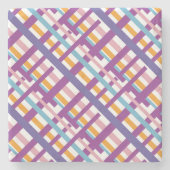 Strickkunst Steinuntersetzer (Vorderseite)