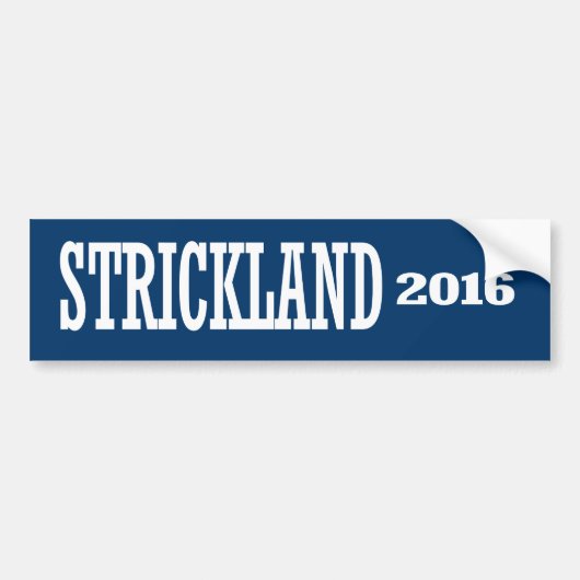 Strickland - Ted Strickland 2016 Autoaufkleber (Vorne)
