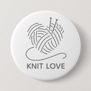 Strickliebe-Button Button