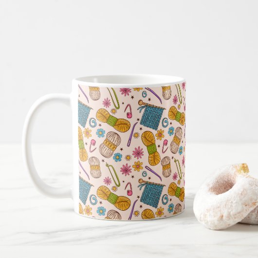 Strickliebe Kaffeetasse (Mit Donut)