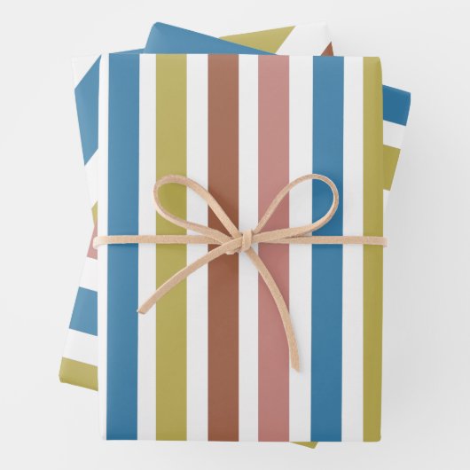 Stricklinien Geschenkpapier Set (Beispiel)