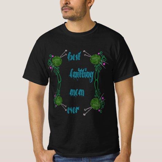 Strickmama überhaupt T-Shirt (Vorderseite)