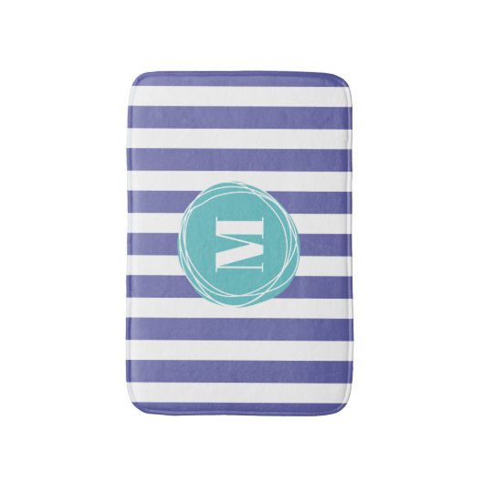 Strickmonogramm Badematte (Vorderseite Vertikal)