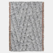 Strickmuster Decke (Vorderseite Vertikal)