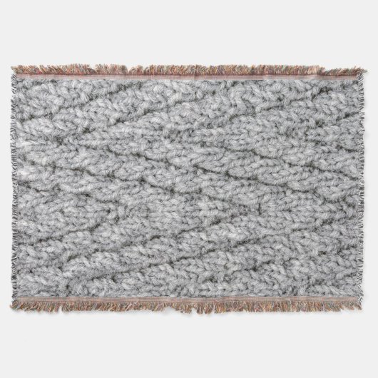 Strickmuster Decke (Vorderseite)