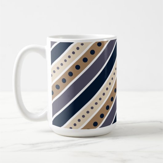 Strickmuster Design Kaffeemaschine Tasse (Links)