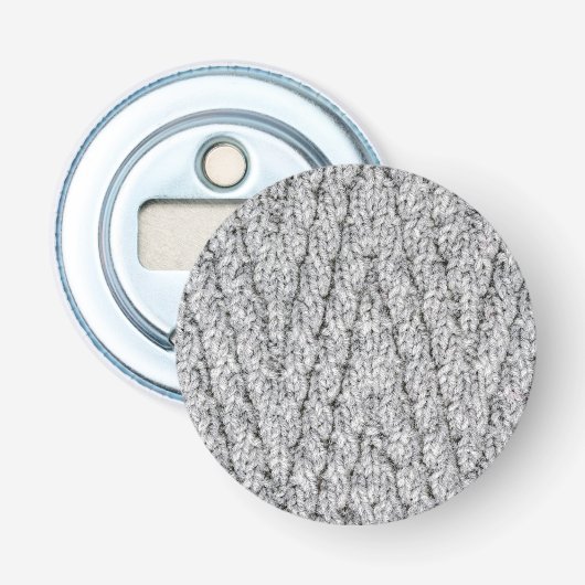 Strickmuster Flaschenöffner (Vorderseite)